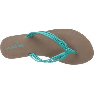 Teal Volcom Sandals Size 8. NWOT